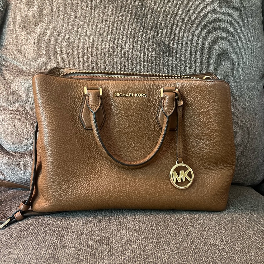 COPY - Michael Kors Tan Leather Handle Bag